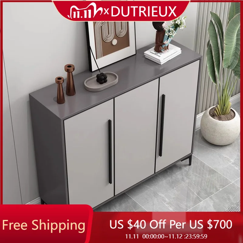 

Vertical Large Size Shoe Cabinet Accent Luxury Save Space Living Room Rectangle Shoe Shelf Vintage Zapatero Salon Furniture