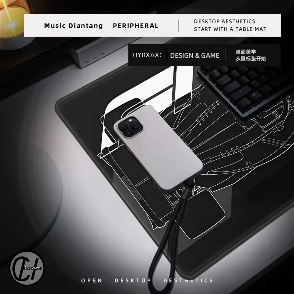 Podkładka pod mysz Race Car Xxl 90x40 F1 Podkładka pod mysz Anime Gamer Cabinet Gry Komputerowe Mata na biurko Akcesoria biurowe Podkładki pod klawiaturę Gamingowe — zdjęcie produktu 3