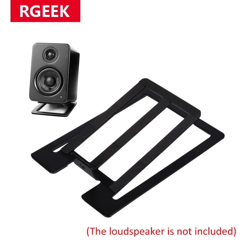 RGEEK Desktop Sound Stand Lautsprecherbasis Stoßdämpfung und verbesserte Klangqualität Lautsprecherhalterung für Computerlautsprecher
