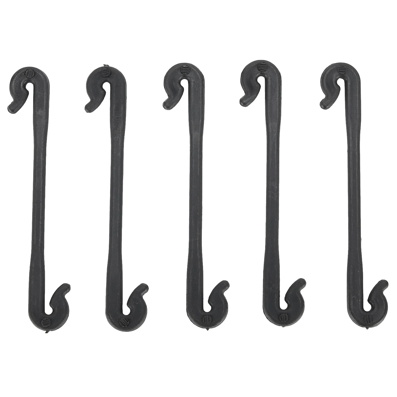 50Pcs U Type Tomato Clip Trellis Kit 6 Cm Plastic Garden Vegetable Binder Twine Black Plant Support Pot Outdoor Supplies