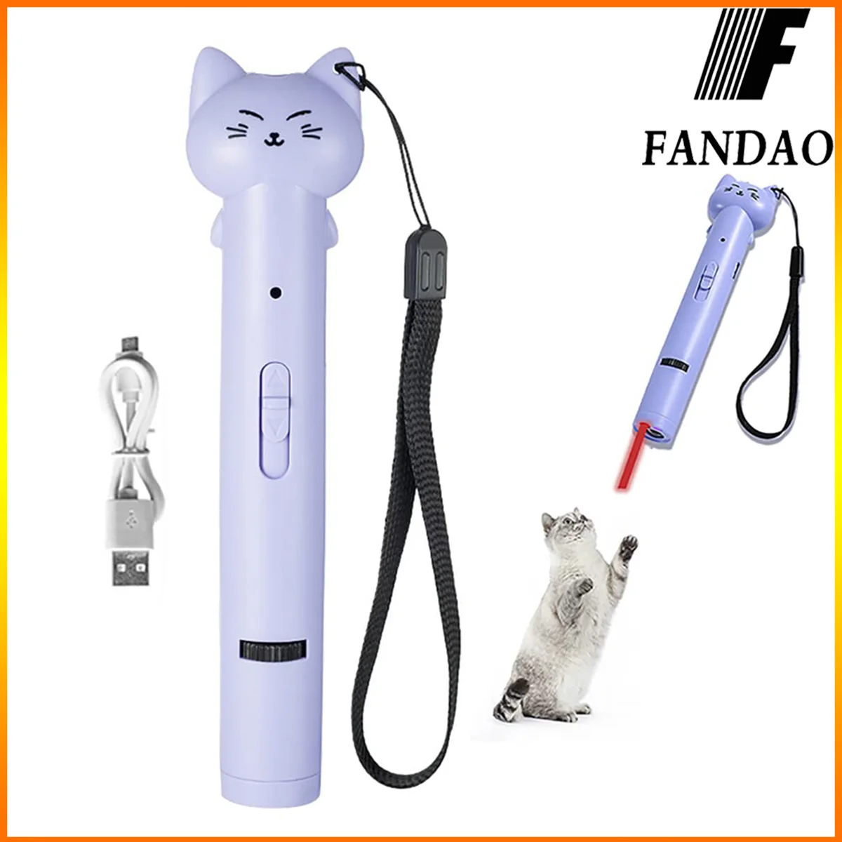 Feixe de luz vermelha ponteiro interativo brinquedo do gato recarregável ponteiro de luz vermelha exercícios ferramenta de treinamento para gatinhos gatos cães