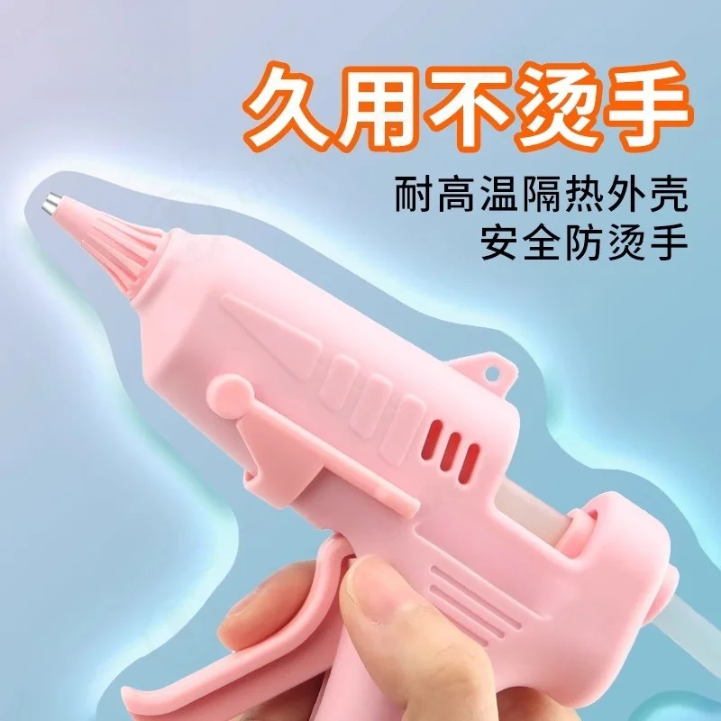 Cordless Hot Melt Glue Gun Wireless Lithium Battery Mini Hot Glue Gun High Viscosity Sticks for DIY Crafts Home Handmade