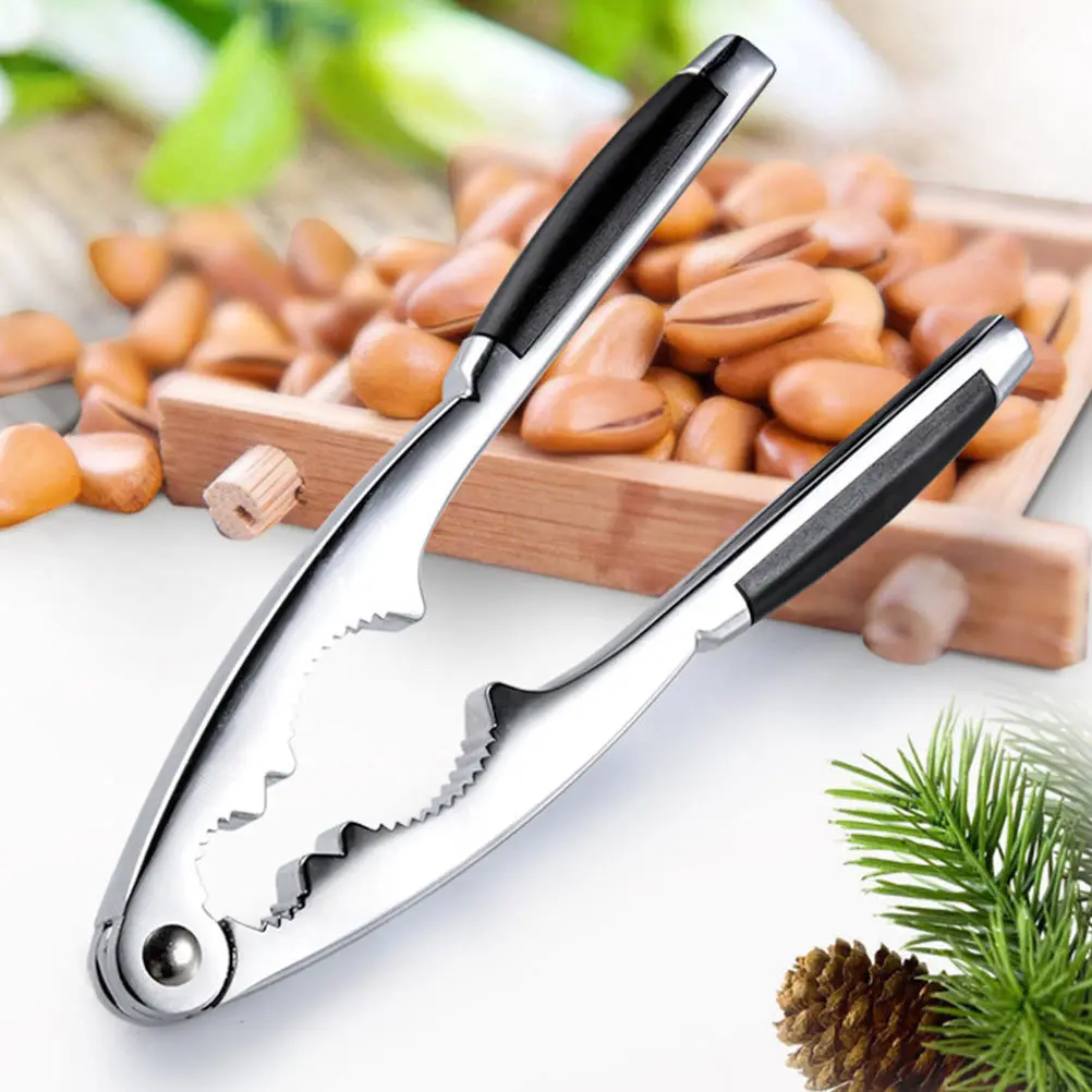 

2Pcs Walnut Opener Nutcracker Zinc Alloy Household Crab Opening Tool Crab Needle Multipurpose Nutshell Sheller Clamp
