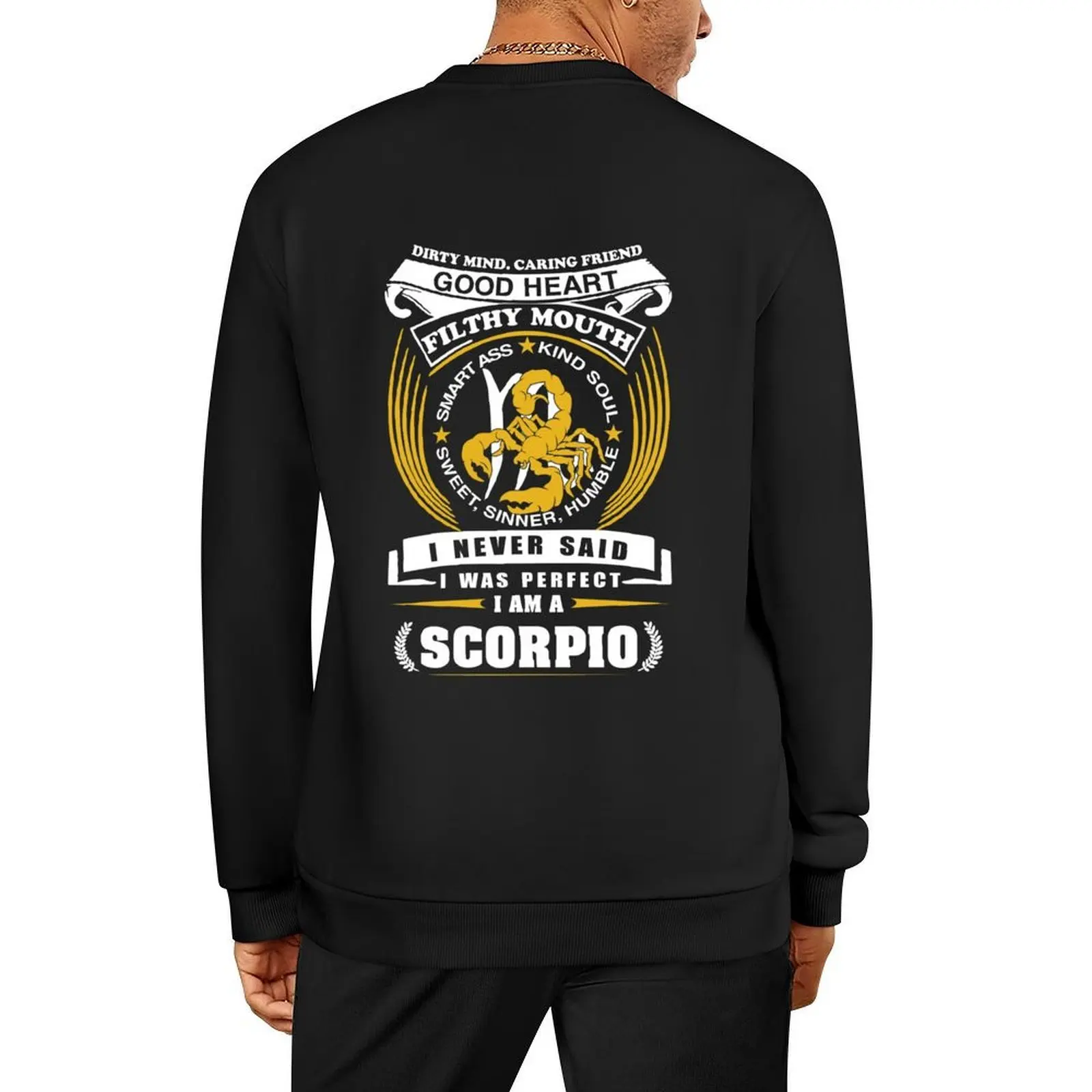 

I Never Said I Was Perfect I Am A Scorpio Pullover japanese style autumn jacket men autumn clothes aesthetic clothing hoody