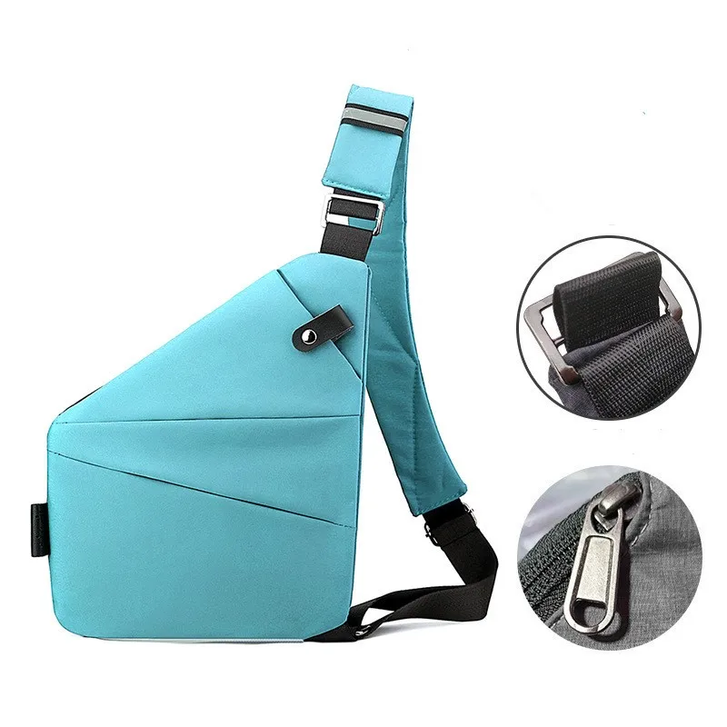 Bolso cruzado de gran capacidad para hombre, bandolera de nailon para deportes y ocio, al aire libre, ciclismo, bicicleta