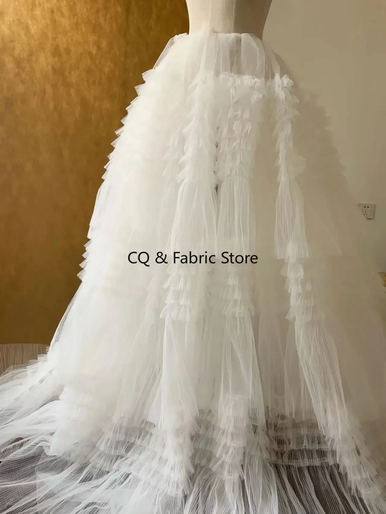 Mauve Pink Pleated Tulle Fabric Soft Mesh Lace Frilled Gauze For Creased Cake Dress Wedding Photography Backdrop Decoratio