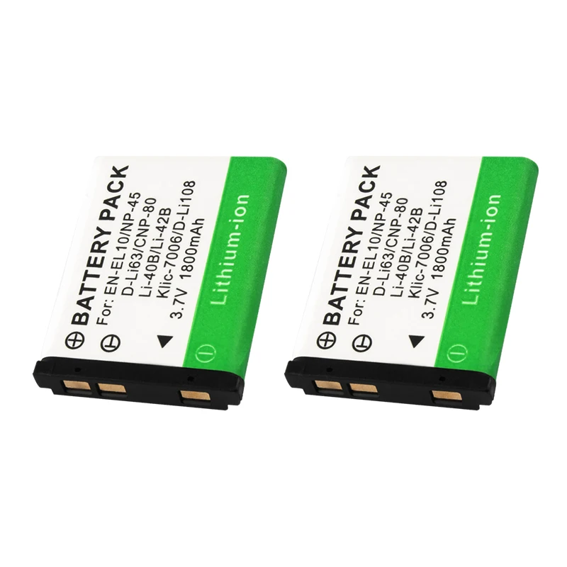 NP-45 de batería FNP45, Cargador USB Dual para cámaras Fujifilm FinePix J JV JX JZ XP T Z L Instax Series Mini 90 L30 L55 L90, 2 uds.