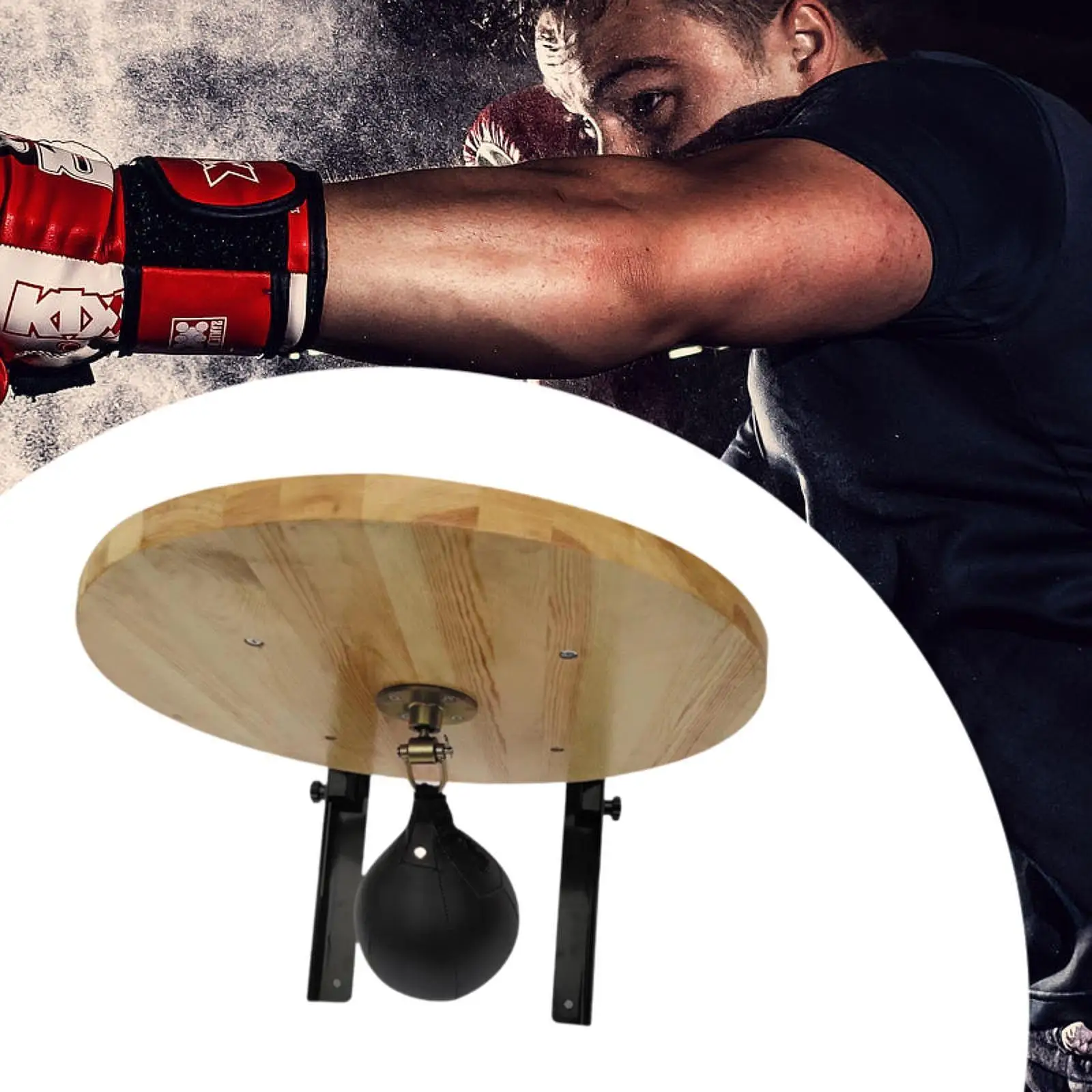 Speed Bag Platform Kit Punching Ball Men Women Hanging Bag Speedbag for Reaction Training Workout Exercise Kick Boxing