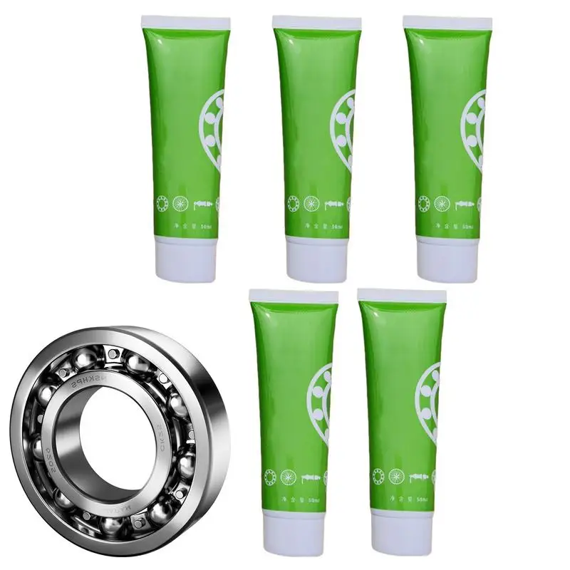 

Bike Bearing Grease 5pcs Bike Assembly Grease 50ml General Purpose Ultra Tacky Professional Waterproof Weather Resistant