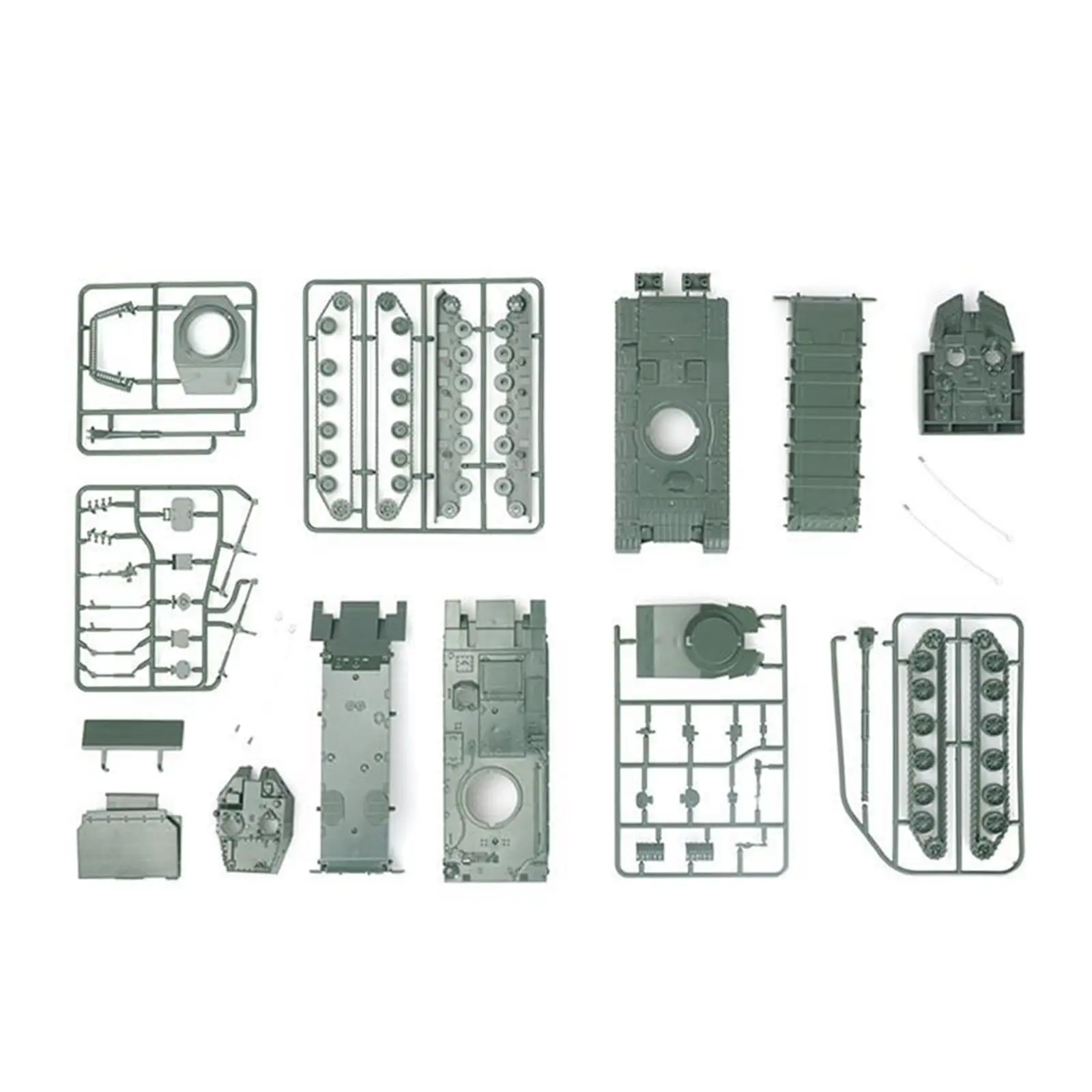 1/72 zestawy modeli budynków Puzzle zmontowany model czołgu Model czołgu 4D na blat