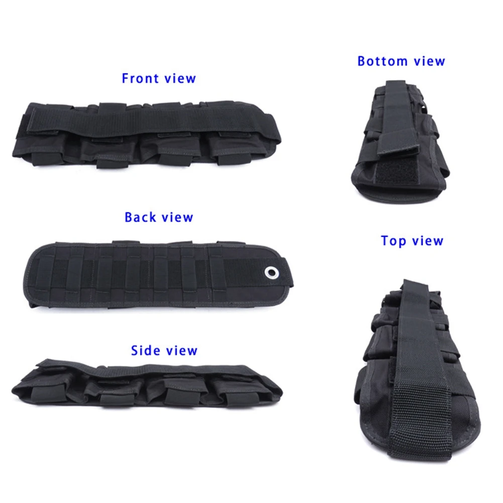 AEF5-4X2kg Scuba Diving Side BCD Mount Nylon Weight Pocket With Assembling Grommet view 3