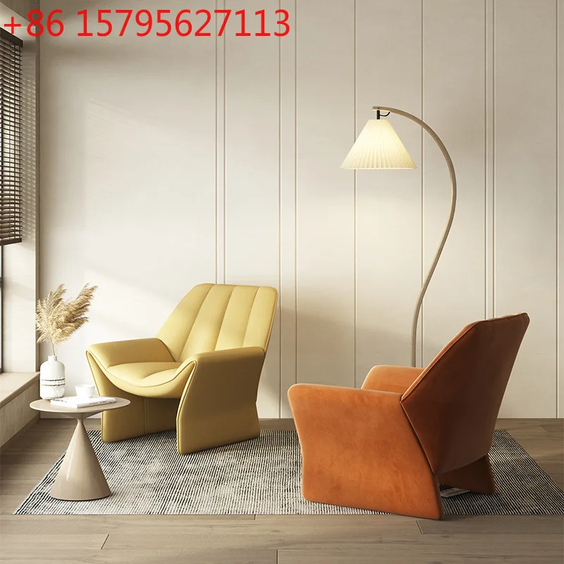 

Кресло для отдыха в гостиной, для небольшой квартиры, на балкон, итальянское, тканевое, семейное, ленивое, диван-кресло