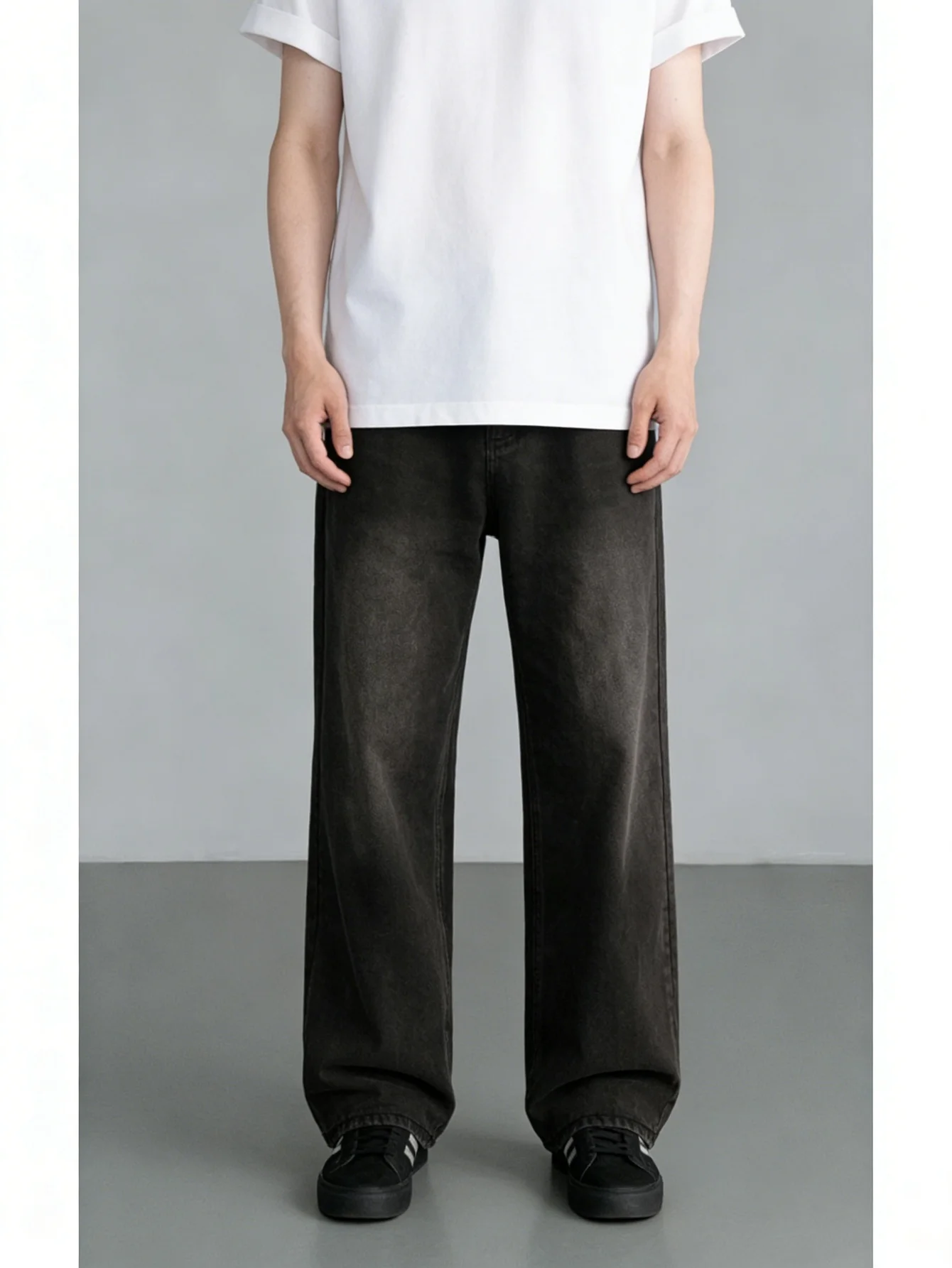 Unisex Baggy Black Jeans For Man Y2K Drip Original No accessories or belts included