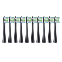 10PCS Replacement Brush Heads for Oclean Flow/X/ X PRO/F1/ One/ Air 2 Electric Toothbrush DuPont Soft Bristle Nozzles,D