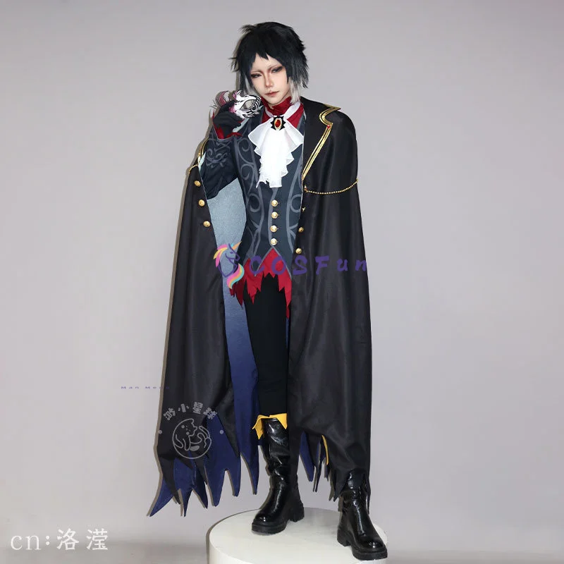 

Bungo Stray Dogs косплей мяч в маске Ryunosuke Akutagawa костюм вечерние модная красивая униформа Хэллоуин одежда для ролевых игр