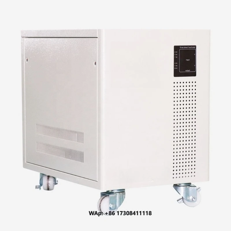 60KVA 3 phase step down power transformer 480v to 380v;220v, 380v to 220v isolation transformer for CNC machines