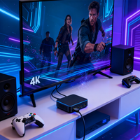 Portable i9 Mini PC Gamer Core i9-8950HK/i3-6100 Windows 11 Mini Computer 16GB RAM 1TB SSD Type-C WiFi6 BT5.2 Gaming PC Desktop