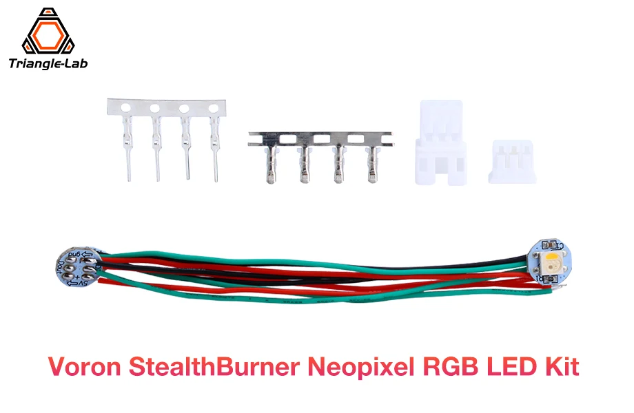 C Trianglelab RGB Mini Button PCB Voron StealthBurner Neopixel RGB LED Kit Voron2.4 Trident 3D-Drucker PTFE-Kabelbaum – Detail 1