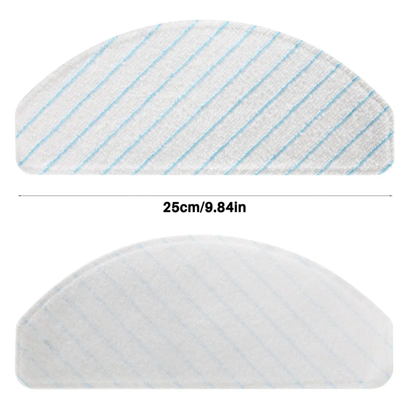 A44T 250Pcs Disposable Strong Rag Mop Cloths Pads For Ecovacs Deebot OZMO T8 AIVI T8 Max T9 AIVI AIVI+ Vacuum Cleaner Parts