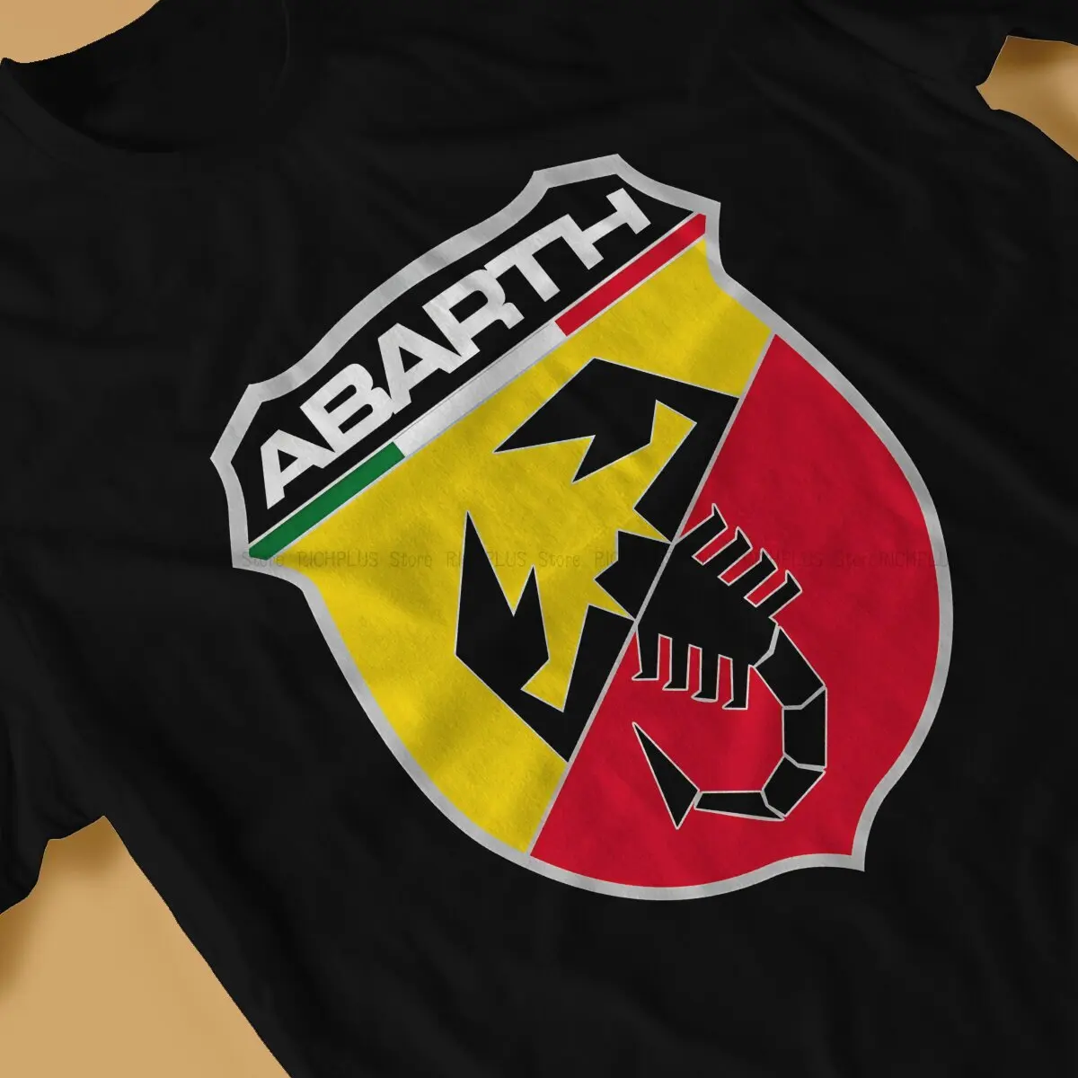 Abarth Scorpion TShirt Novelty Classic Polyester T Shirt Oversized Men Tee Shirt New Design Big Sale