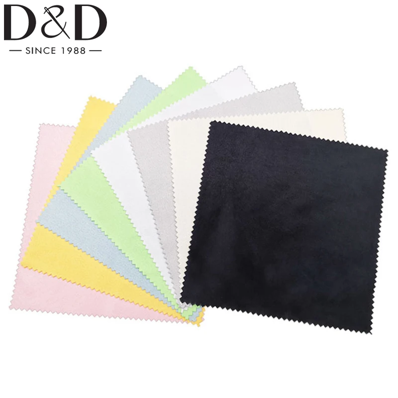 

100Pcs 8x8cm Polishing Cloth Set Color Cleaning Cloth Polishing Cloth For Jewelry Glasses Watch Coins Clean Wipe Wiping Cloth