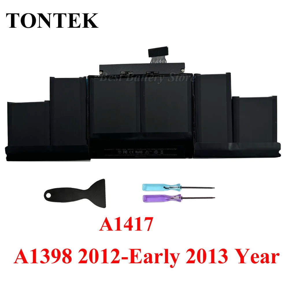 A1417 Battery For Apple macbook Pro Retina 15\'\' A1398  2012 year Early 2013 year  MC975LL/A MC976LL/A MD831LL/A
