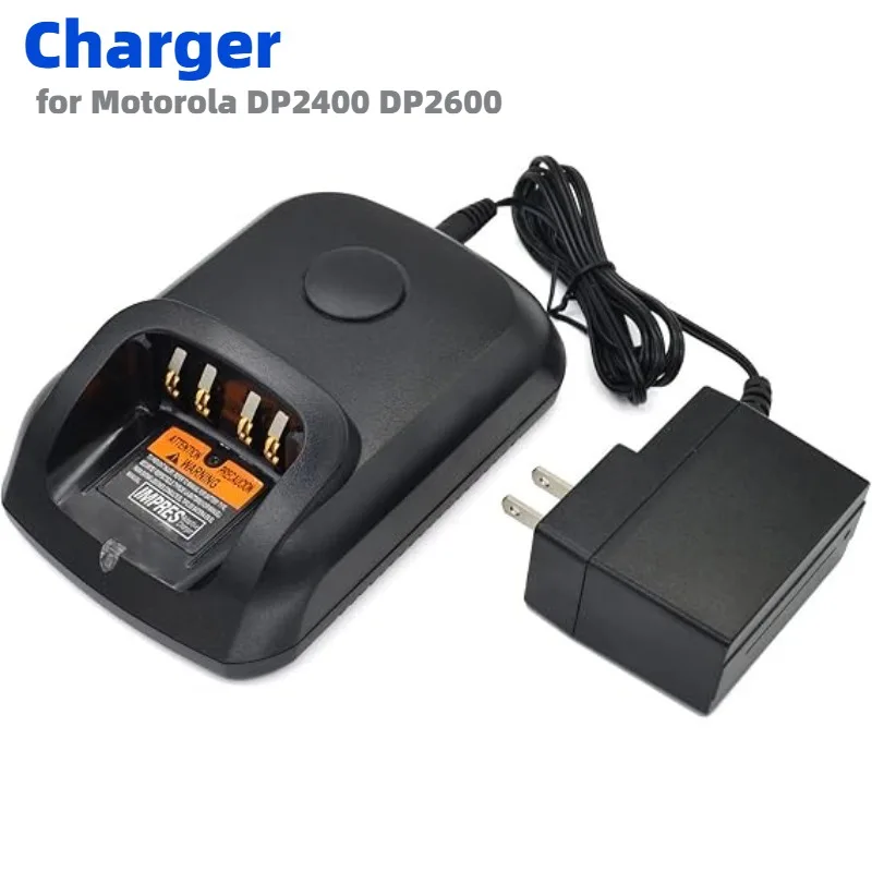 

WPLN4226 WPLN4234 Desktop Battery Rapid Charger for Motorola DP2400 DP2600 DP3400 DP3601 DP4600 DP4800 XPR 6300 6550 DGP4150 615