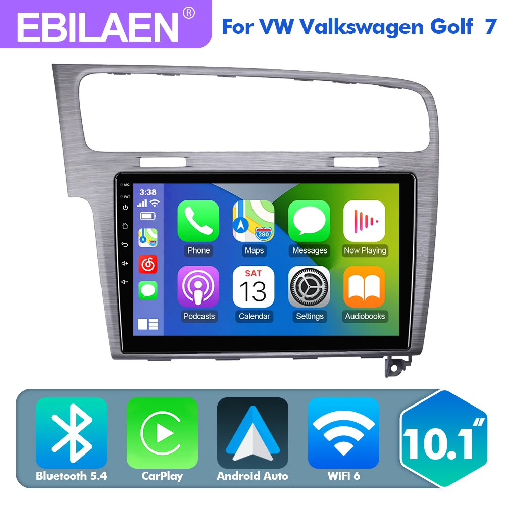 Android 13.0 Car Multimedia Player For VW Volkswagen Golf 7 2013-2019 Autoradio Navigation Camera 4G Carplay Android Auto