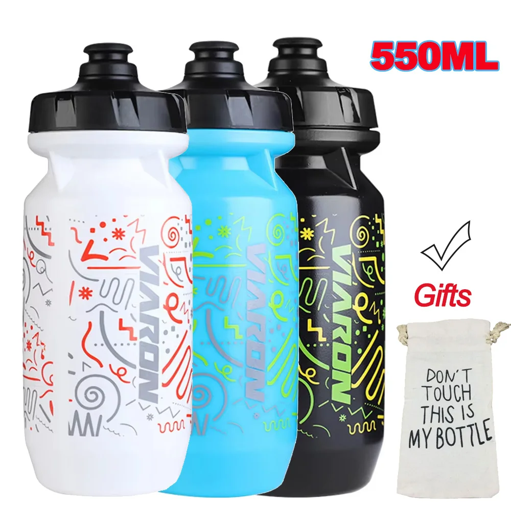 550ML Bicycle Water Bottle Road Grade Sports Fitness Running Riding Kettle Leak Proof Drinking Bike Bottle Cage Water Bottle