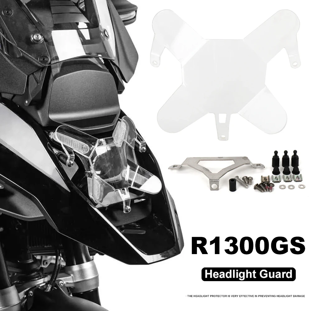 

New Motorcycle Headlight Headlamp Shield Guard Cover Protector Transparent For BMW R1300GS R1300 GS R 1300 GS r1300gs 2023 2024