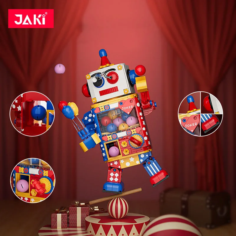 

JAKI Gachapon Модель робота Строительные блоки Сборка игрушек Настольные украшения Вечеринка Артефакт Детские развивающие игрушки, товары для вечеринок