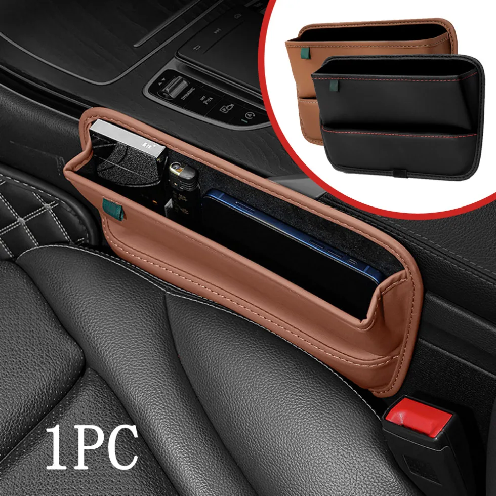 

1pc Car Seat Broadside Item Storage Box Car Console Gap Storage and Organizing Bag Universal Auto Interior Accessories