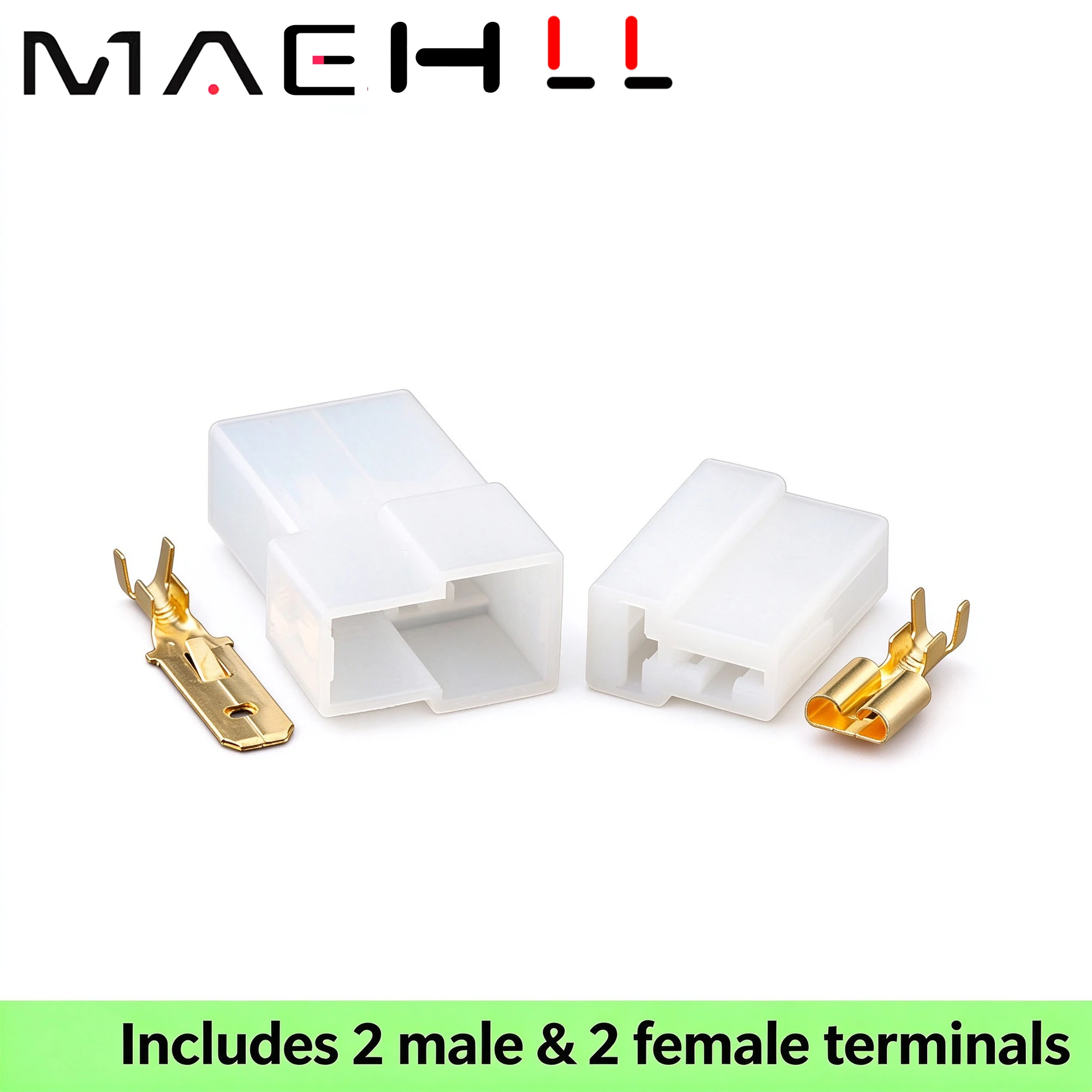 1/5sets 180907-5 180908-5 Car Unsealed Male Female Connector Automobile Large Current Wiring Harness Socket  DJ70215-6.3-11/21