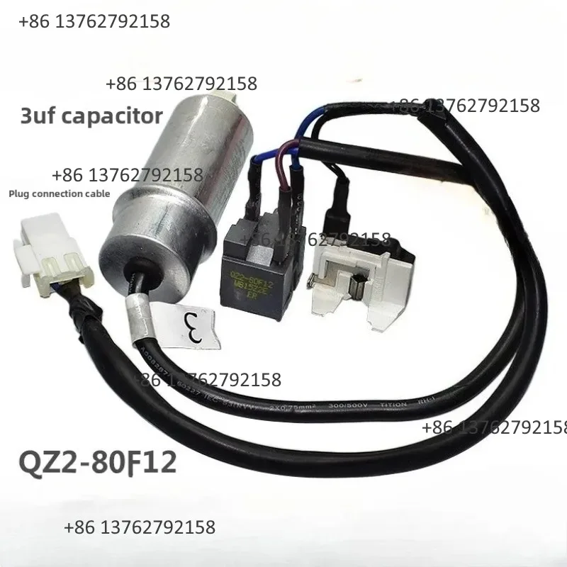 Compatible Omaher QZ2-80F12 PTC Starter Relay Protector Fridge Freezer Compressor Spare Parts
