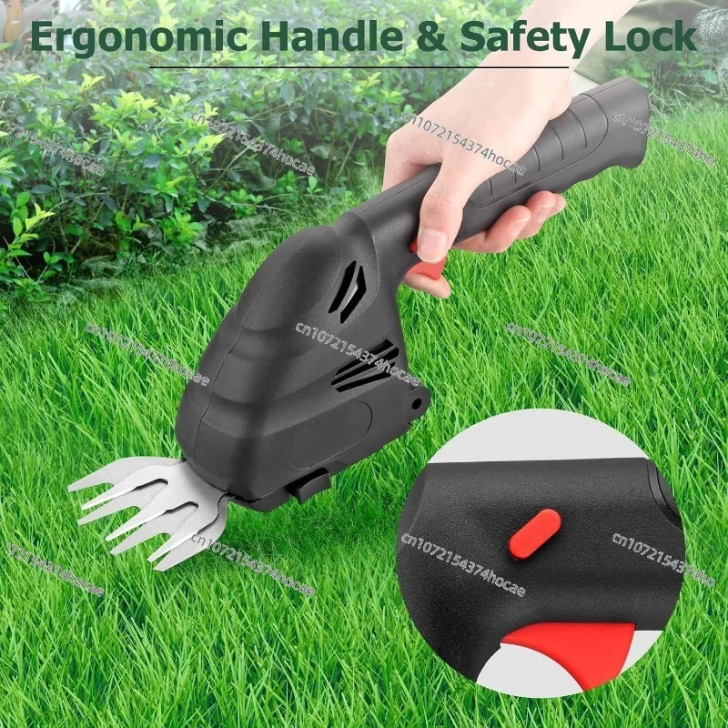 

Триммер для живой изгороди, электрические ножницы для забора, портативные бытовые ручные ножницы для забора, многофункциональные зеленые ножницы для обрезки