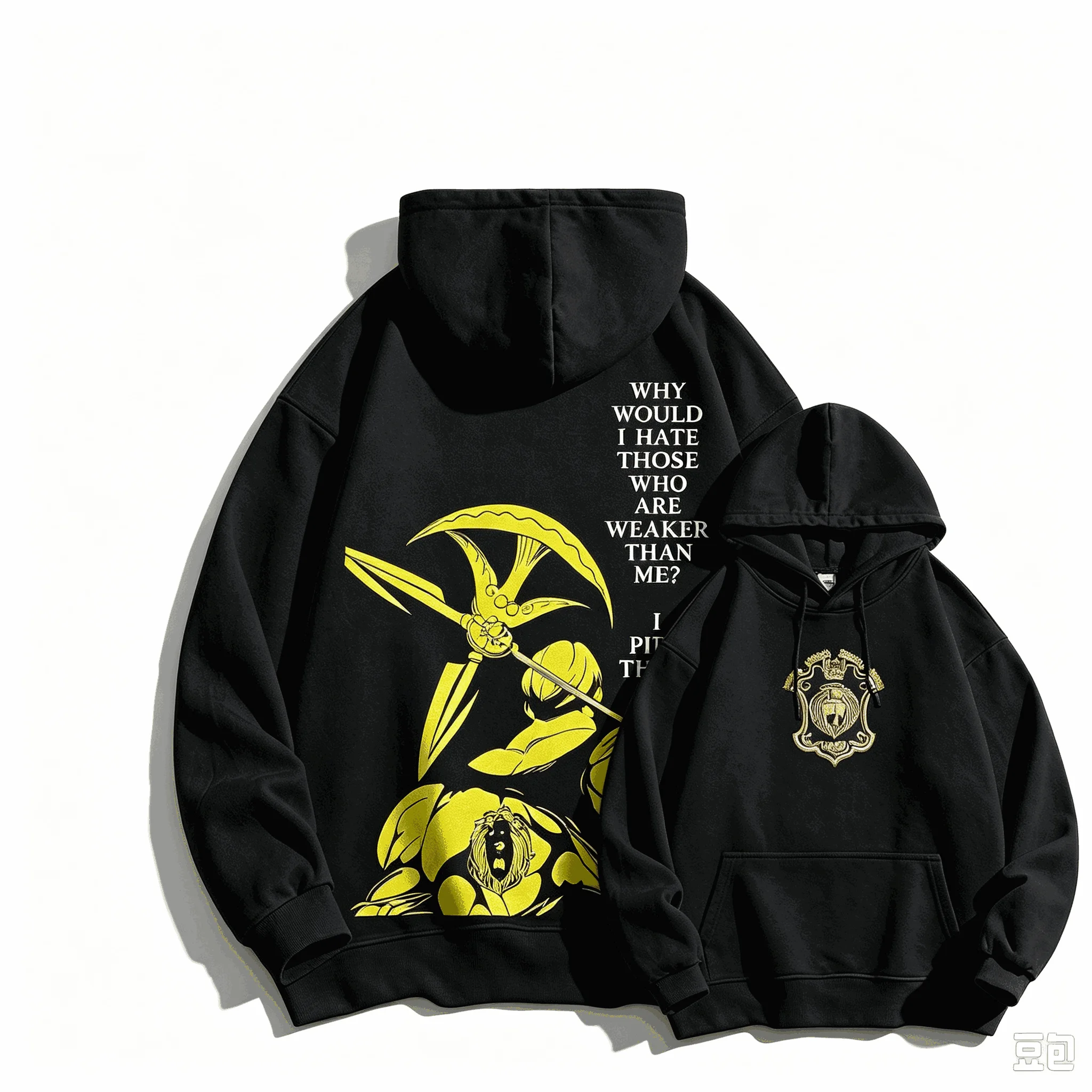 The Seven Deadly Sins Printed Oversized hoodies Fashion Hip Hop Street high quality Comfortable Classic Loose Cutting Comfort
