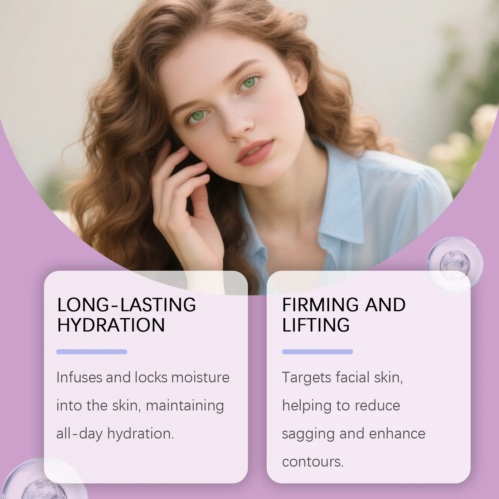 كريم العناية بالنياسيناميد لشد الوجه من هويجي يرطب عميق ويغذي ويضيء أقفال البشرة والرطوبة ويحمي ملامح الوجه