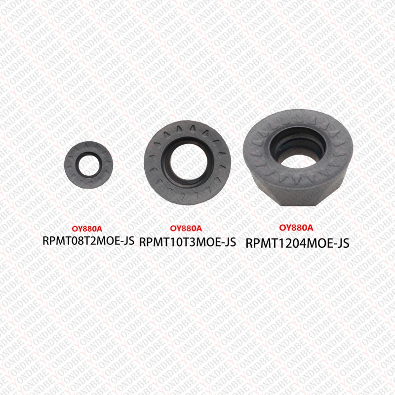 BEYOND RPMT 08T2 10T3 1204 Carbide Inserts RPMT08T2 RPMT10T3 RPMT1204 MOE-JS OY880A ΟY818P OY838H Lathe Cutter CNC Turning Tools