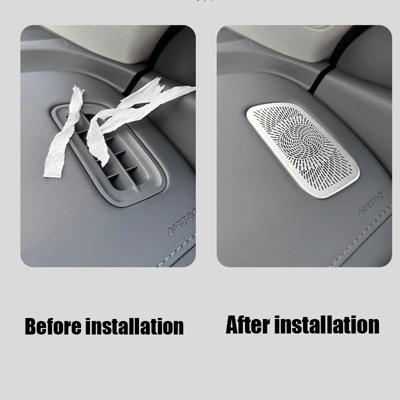 For Buick Electra E7 2026 Instrument panel air outlet cover made of stainless steel material for interior modification