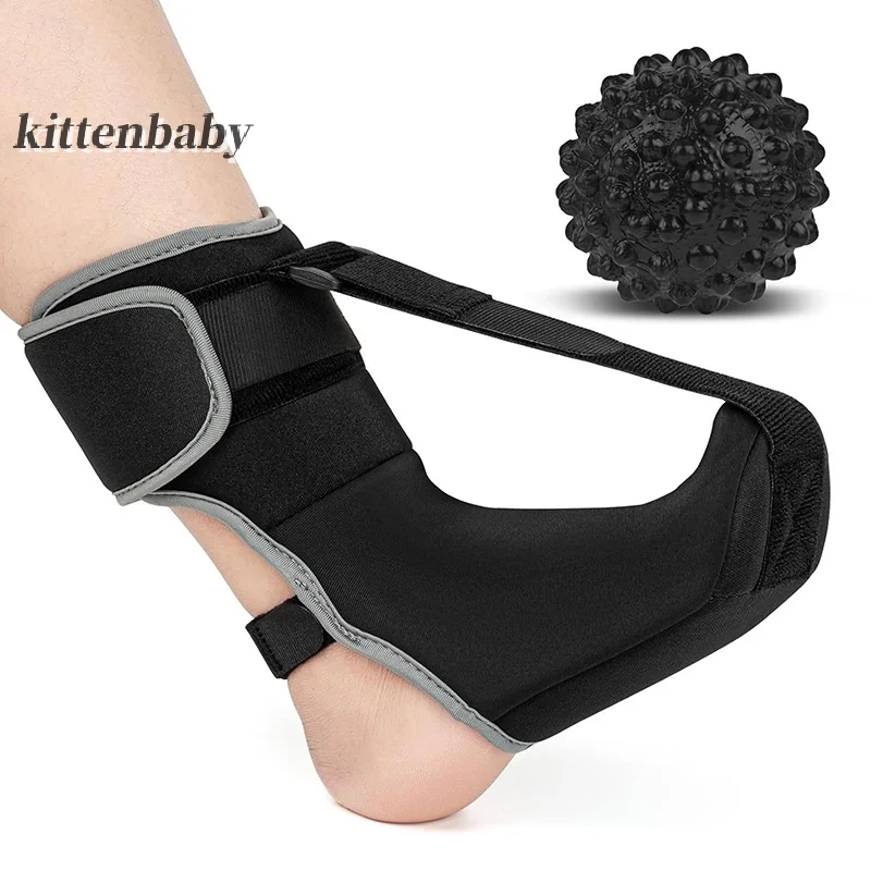 Hot Sales Medical Adjustable Unisex Night Splint Foot Drop Stretch Strap Fixed Ankle Brace