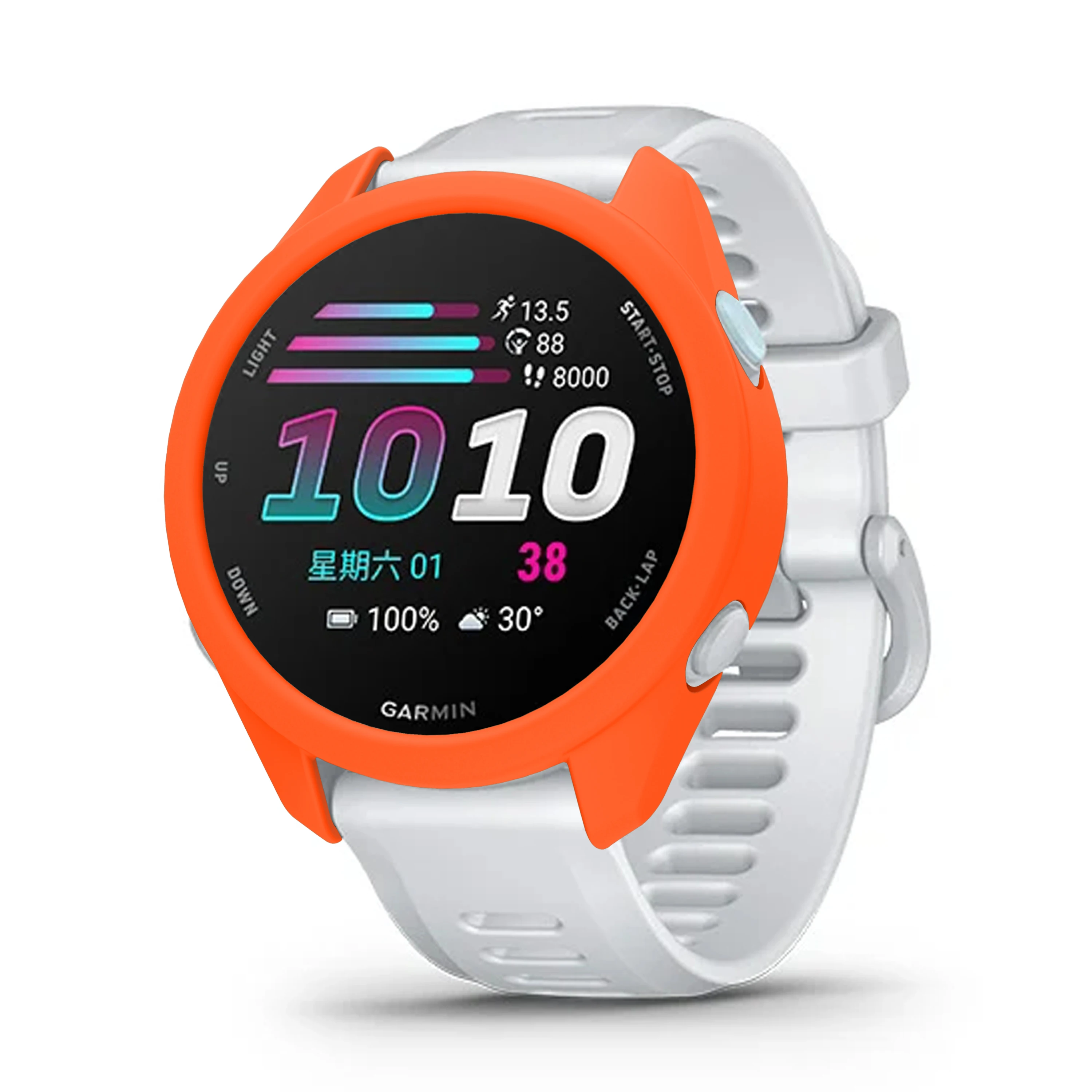 Silikon-Schutzhülle für Garmin Forerunner 70 170, Ersatzzubehör, Rahmenhüllen, Displayschutzhülle – Detail 16