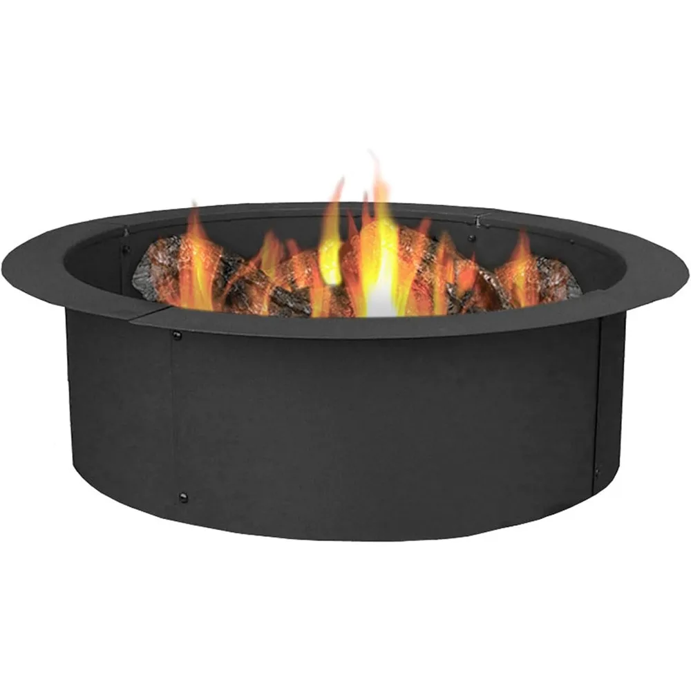 

Steel Above-/In-Ground Fire Pit Ring Insert - 33-Inch Outer Diameter