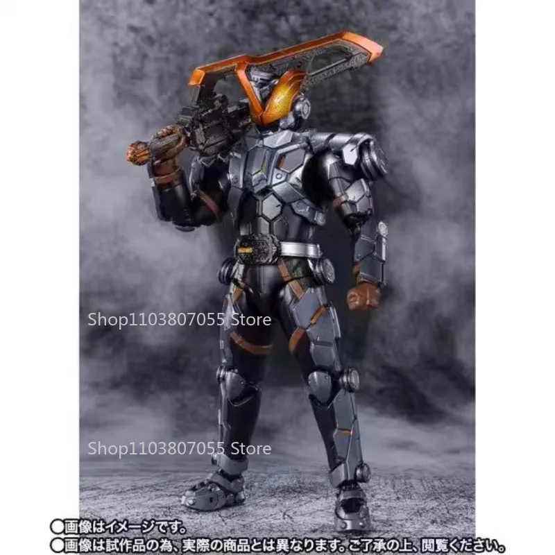 In Stock Original Bandai S.H.Figuarts SHF Tokusatsu Kamen Rider Buster Genbu Shinwa Action Figure Toys Collection Model Gift