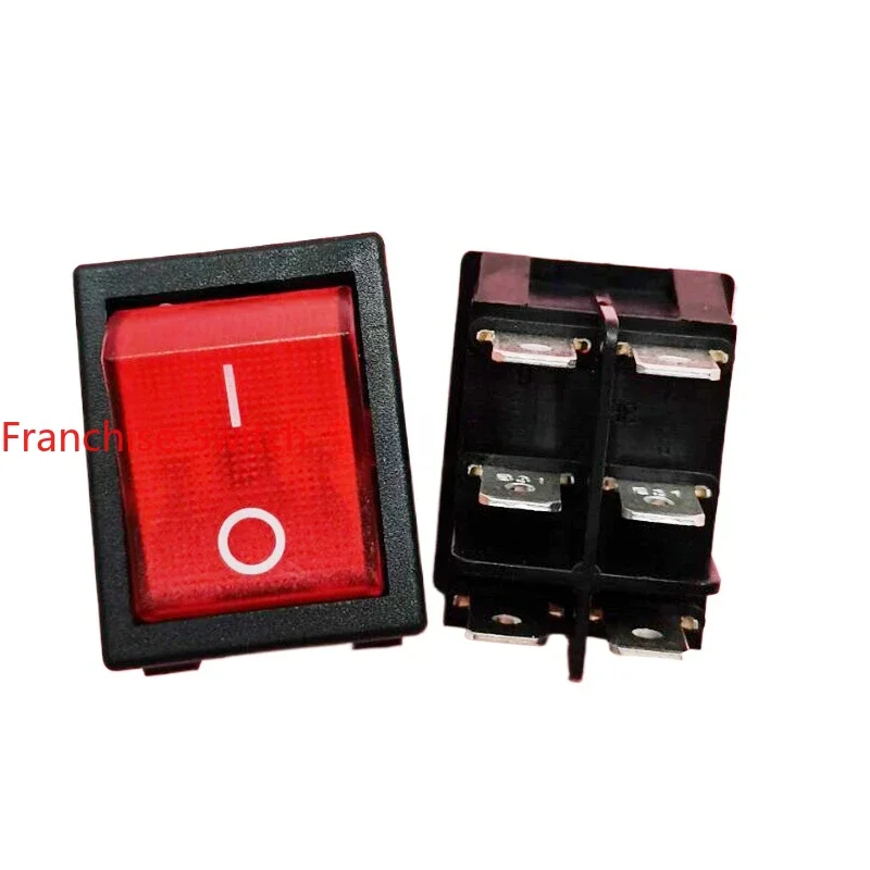 

10PCS ship type, rocker switch R210 six feet two gears red light 16A current 25X32MM