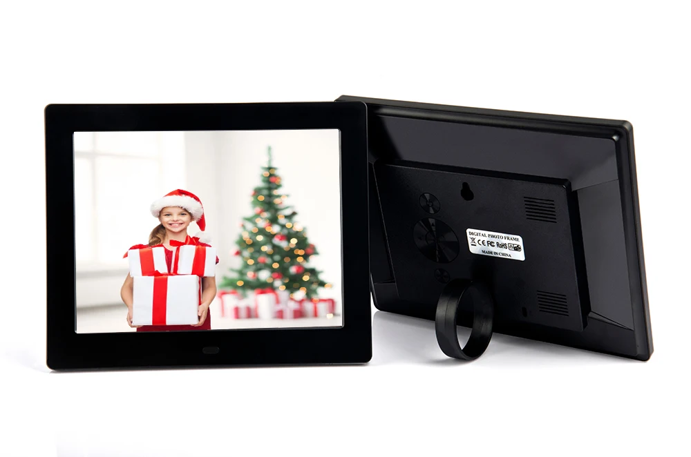 Heißer Verkauf Großhandel 10,1 Zoll elektronisches digitales Fotoalbum schlanker LCD-Bilderrahmen elektronischer Bilderrahmen