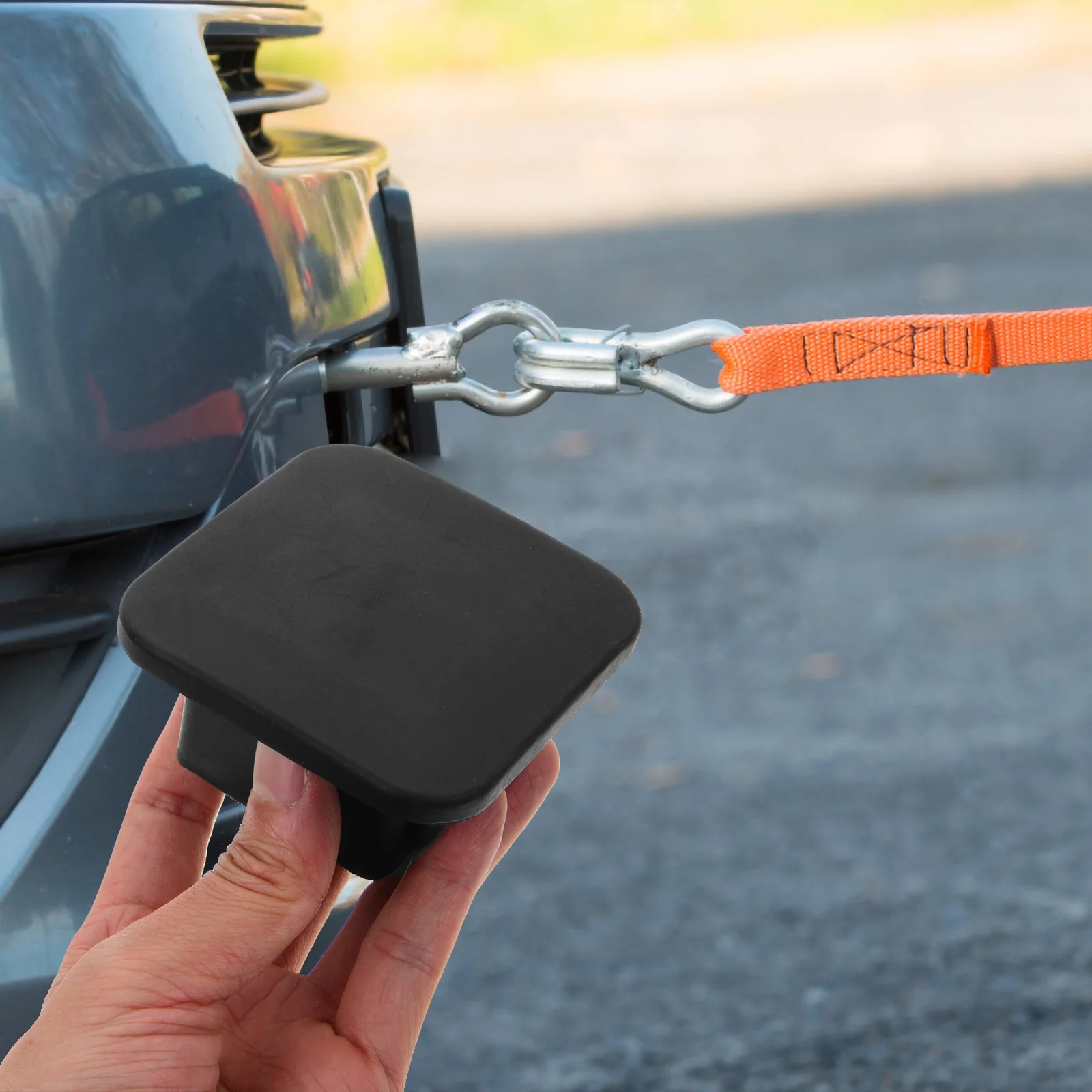 

Trailer Hitch Covers 2 Inch Dust Plug Tow Hitch Cover Cap Protector Car Truck Accessories Adjustable Vehicle Parts