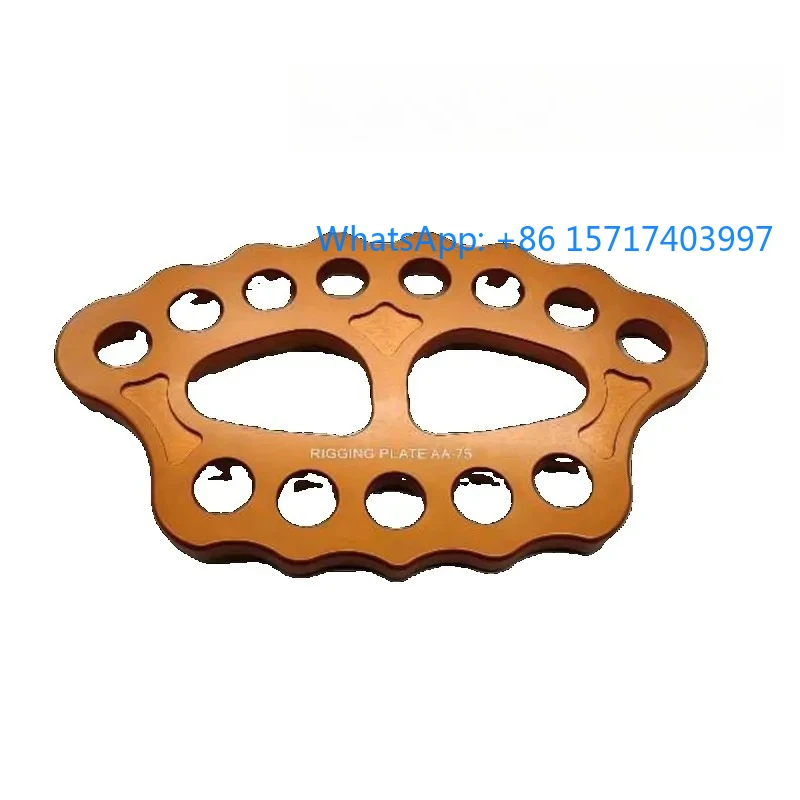 Climbing and mountaineering force plate outdoor 15 hole force plate force buckle tool