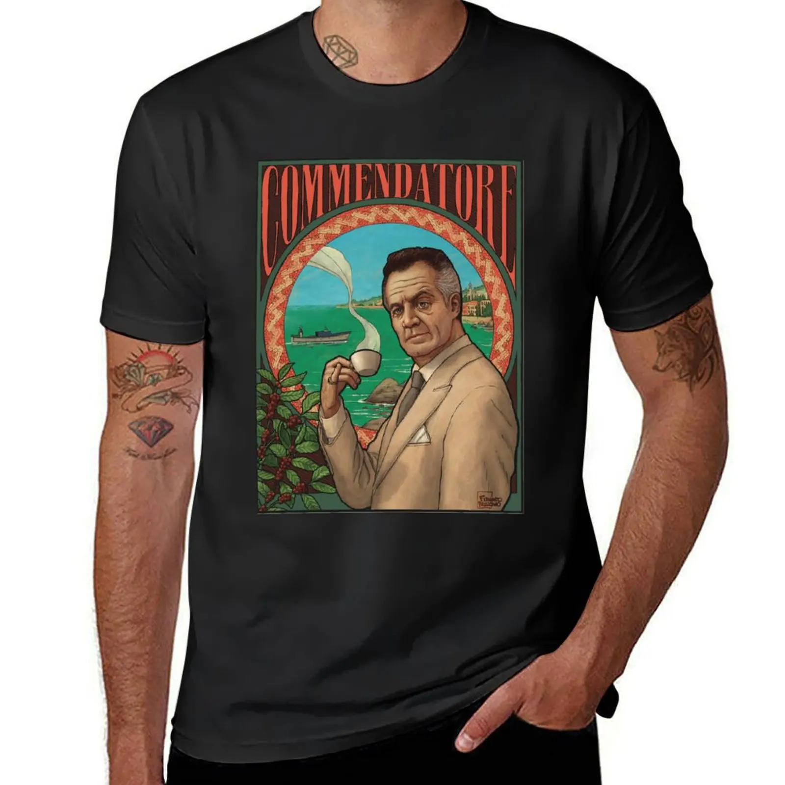 Commendatore---The-Sopranos T-Shirt tees boys whites summer top new edition mens vintage t shirts