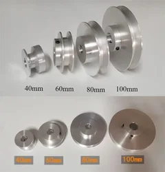 40mm 60mm 80mm  V-belt Pulley, Single Groove, A- type V-belt Pulley High Quality 1PC