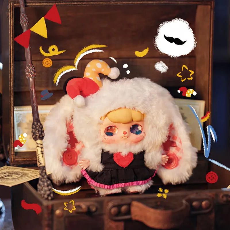 Baby Three Ava Fantasy Circus Plush Blind Box Trendy Play Cute Plush Doll Surprise Handmade Collection Halloween Christmas Gift